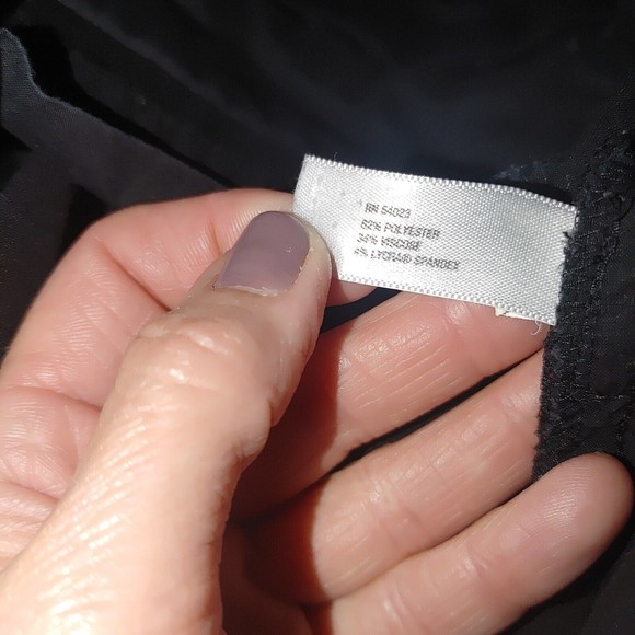 GAP Women's Curvy Black Straight Leg Pants Size 10R Flat Front Stretch - Picture 5 of 8